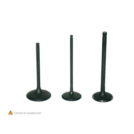 Válvula de acero Prox Ø31.00 longitud 104.15 Øcuello 6.50 escape