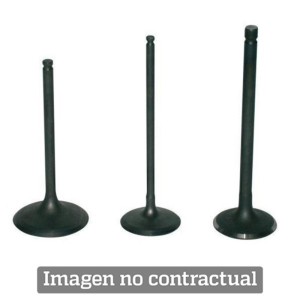 Válvula de acero Prox Ø26.00 longitud 82.40 Øcuello 5.00 Escape