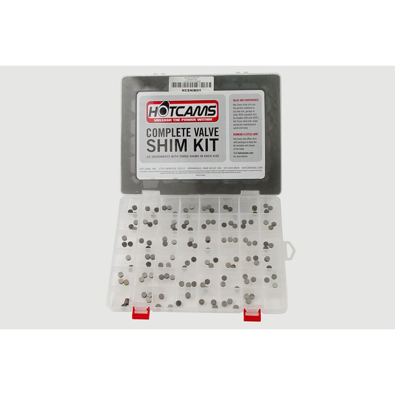 Pastillas de reglaje HOT CAMS Ø7,48mm de 1,20 a Ø7,48mm de 3.50mm -...