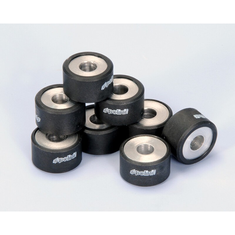Rodillos de variador POLINI 25x14,8mm 13gr - 8 piezas