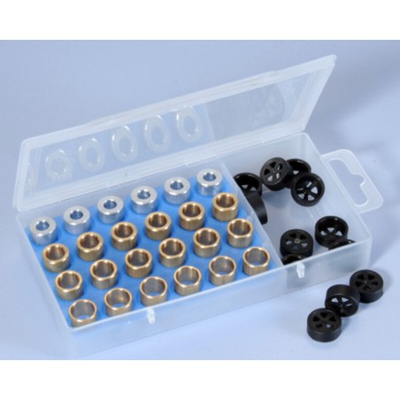 Caja de rodillos POLINI 15x12mm 3,5-4-4,5-5gr - 24 piezas