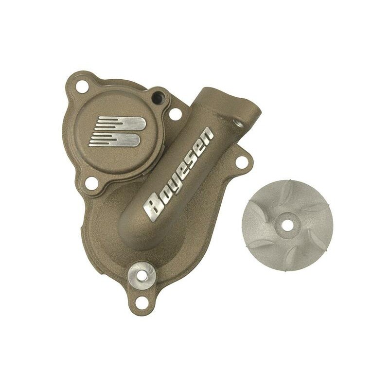 Kit de tapa bomba de agua + hélice BOYESEN Supercooler - Magnesio