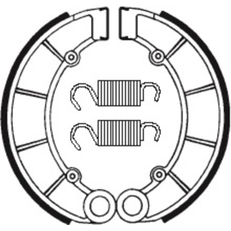 Zapatas de freno Tecnium BA027