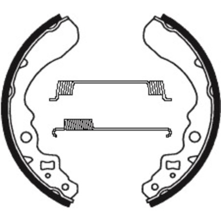 Zapatas de freno Tecnium BA053