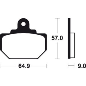 Pastillas de freno Tecnium MA110 Orgánicas