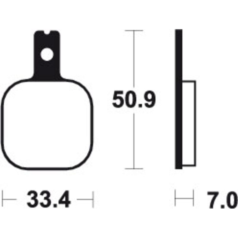 Pastillas de freno Tecnium MA156 Orgánicas