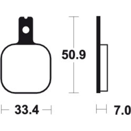Pastillas de freno Tecnium MA156 Orgánicas