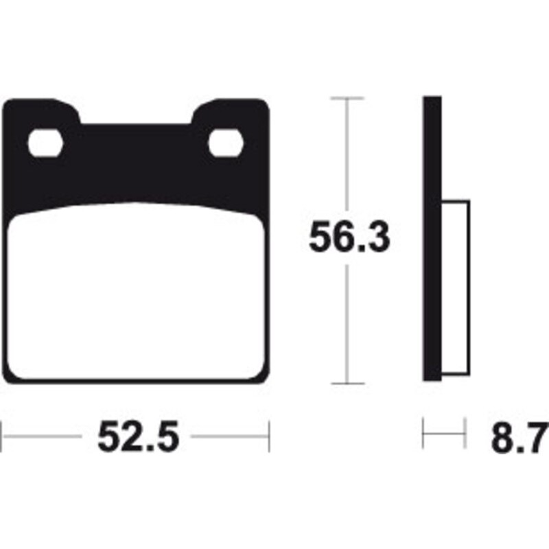 Pastillas de freno Tecnium MA201 Orgánicas