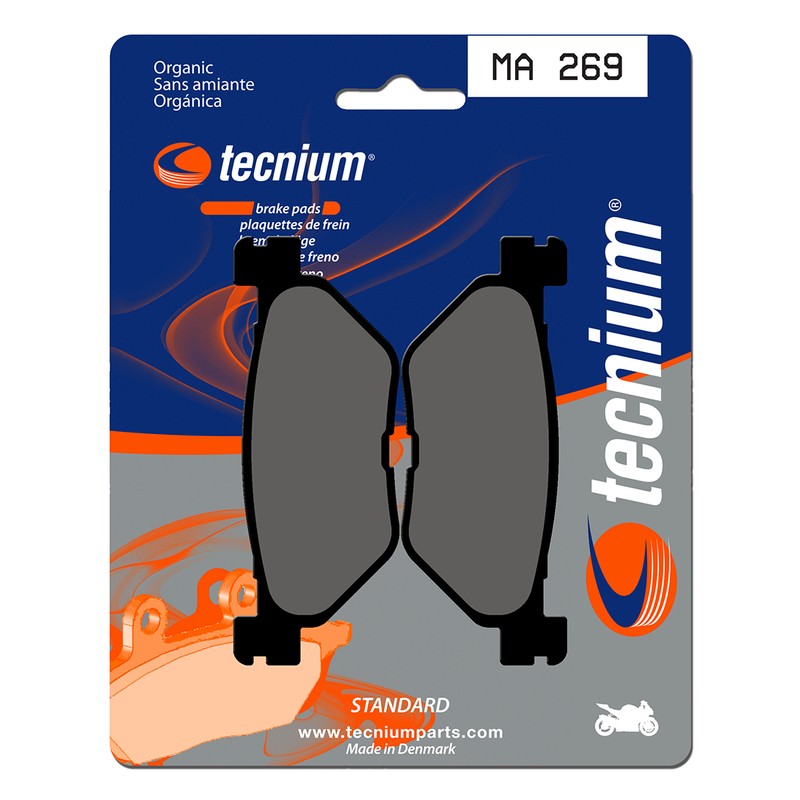 Pastillas de freno Tecnium MA269 Orgánicas