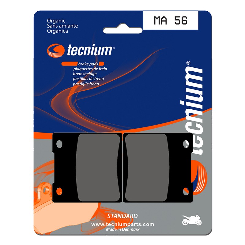Pastillas de freno Tecnium MA56 Orgánicas