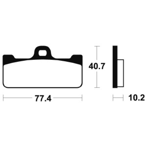 Pastillas de freno Tecnium MCR211 Sinterizadas competición