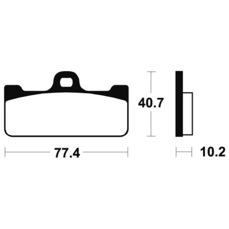 Pastillas de freno Tecnium MCR211 Sinterizadas competición