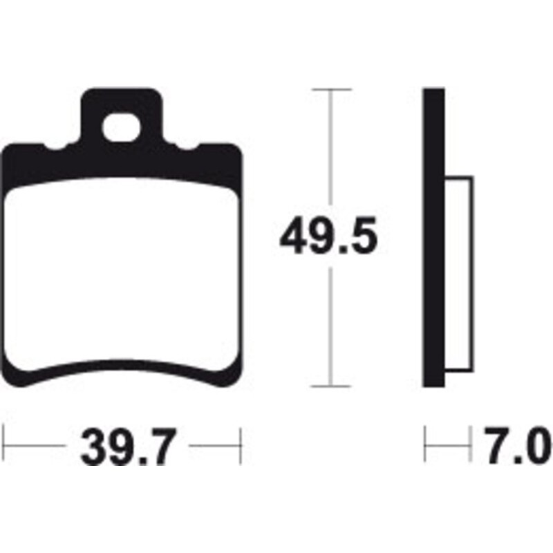 Pastillas de freno Tecnium MF271 Sinterizadas