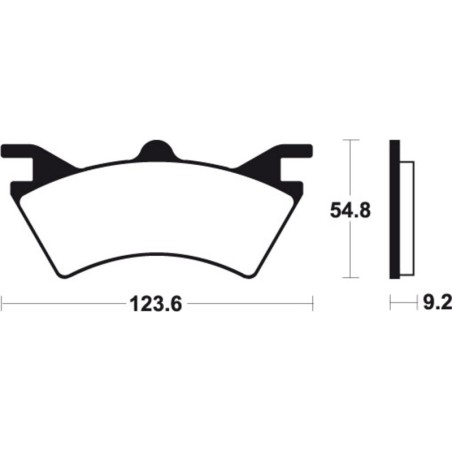 Pastillas de freno Tecnium MO257 Sinterizadas