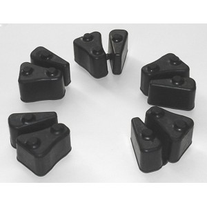 Silentblock de rueda trasera XL1000V Honda juego de 5 RWD-110 (Juego)