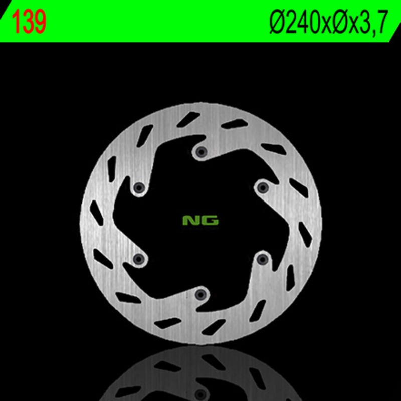 Disco de freno NG BRAKES redondo fijo