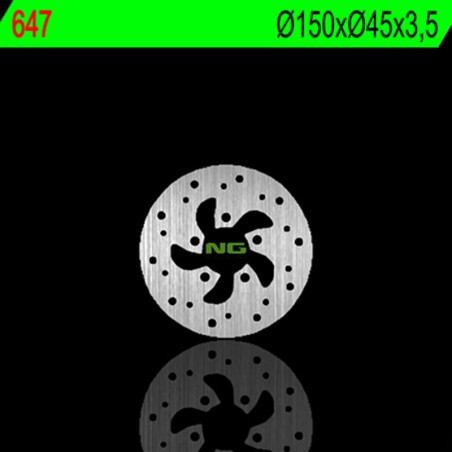Disco de freno NG BRAKES redondo fijo