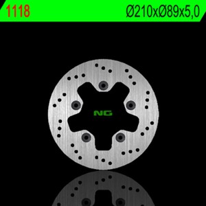 Disco de freno NG BRAKES redondo fijo