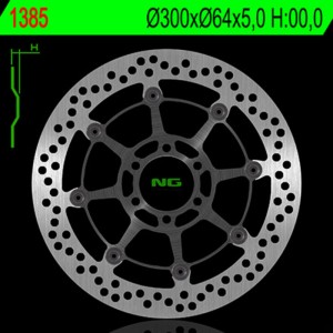 Disco de freno NG BRAKES redondo flotante