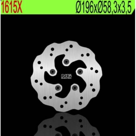 Disco de freno NG BRAKES ondulado fijo