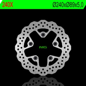 Disco de freno NG BRAKES ondulado fijo