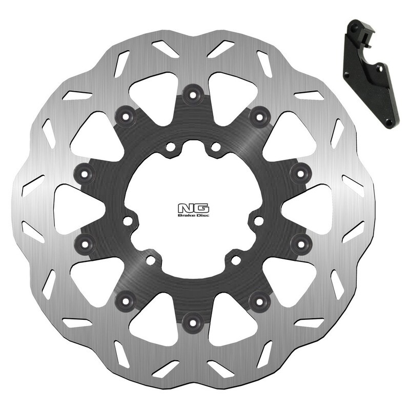 Kit disco de freno sobredimensionado NG BRAKES ondulado flotante