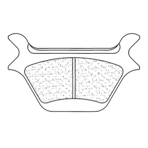 Juego de pastillas sinterizadas CL BRAKES (2370RX3)