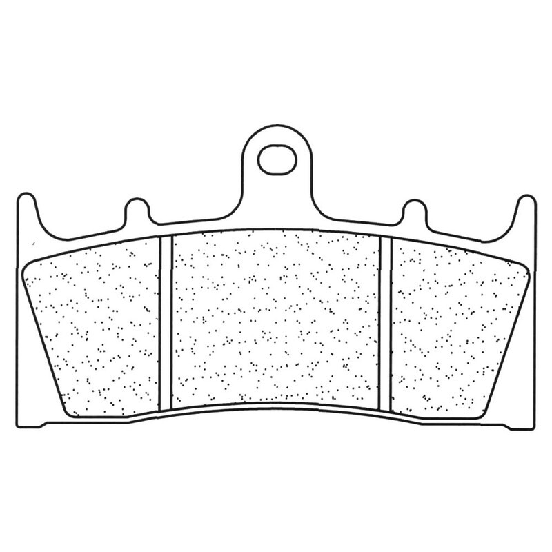 Juego de pastillas sinterizadas CL Brakes (2255C60)