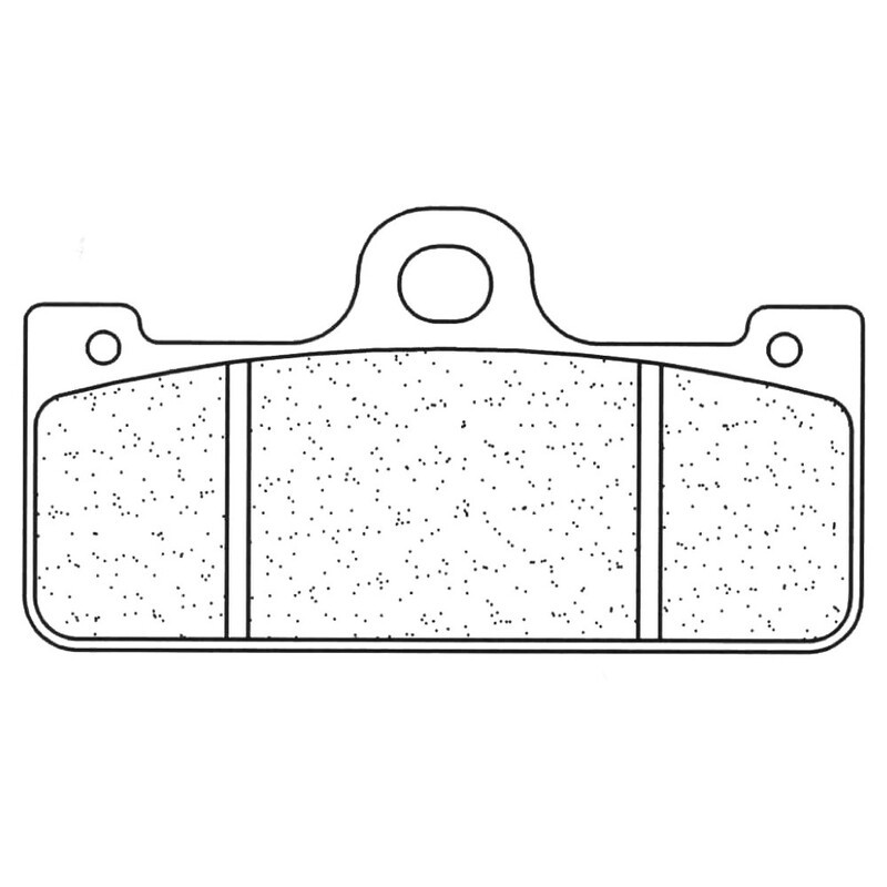 Juego de pastillas sinterizadas CL Brakes (2329C60)