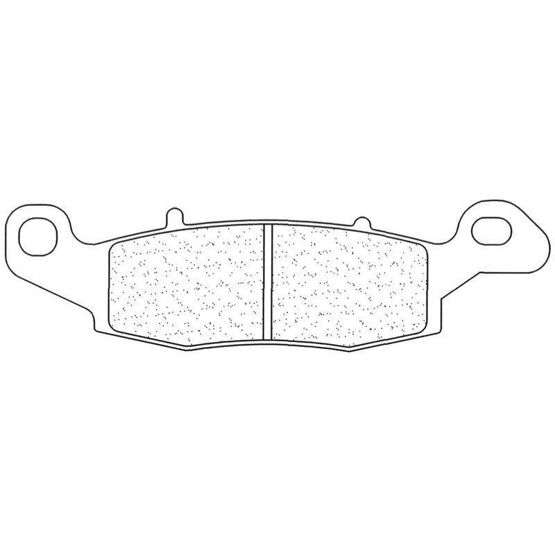 Juego de pastillas sinterizadas CL Brakes (2383C60)