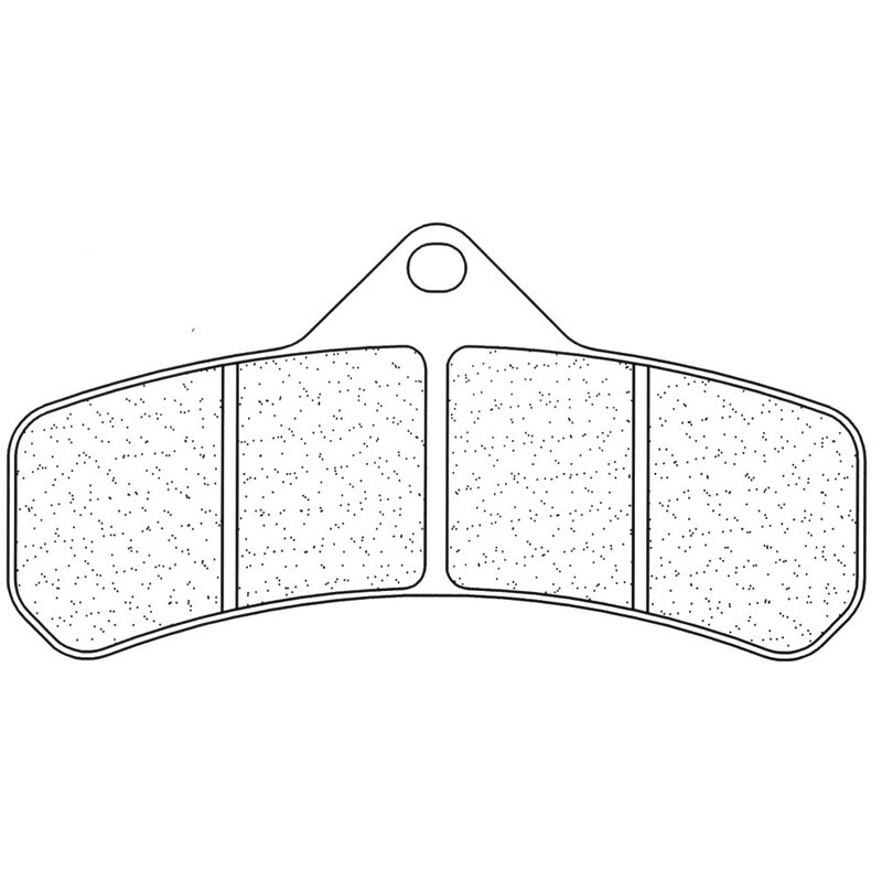 Juego de pastillas sinterizadas CL Brakes (2586C60)