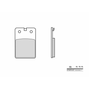 Pastillas de freno orgánicas Brembo 07GR1001