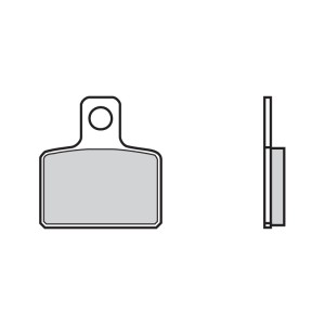 Pastillas de freno orgánicas Brembo 07GR4804