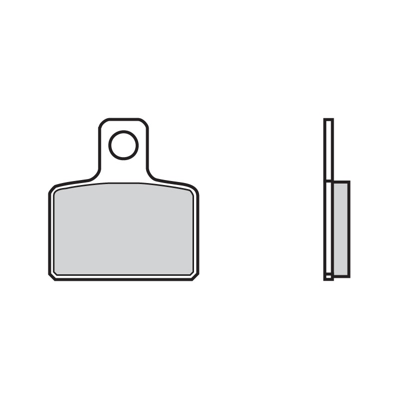 Pastillas de freno orgánicas Brembo 07GR4804