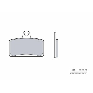 Pastillas de freno sinterizadas Brembo 07GR72SA