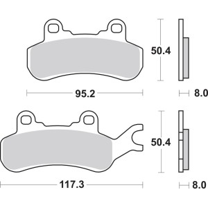 Pastillas de freno sinterizadas Brembo 07GR91SX
