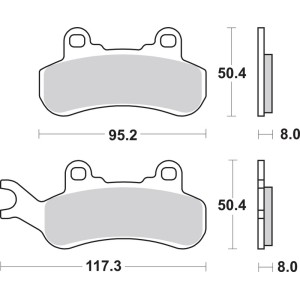 Pastillas de freno sinterizadas Brembo 07GR92SX