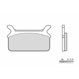 Pastillas de freno orgánicas Brembo 07HD0910