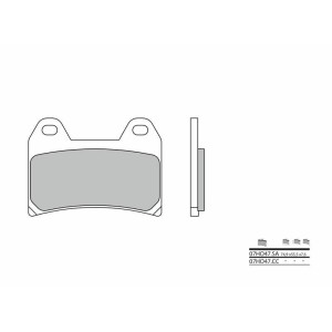 Pastillas de freno sinterizadas Brembo 07HO47SA