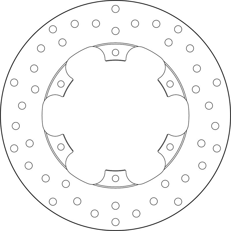 Disco de freno BREMBO Serie Oro redondo fijo