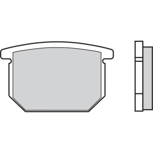 Pastillas de freno orgánicas Brembo 07SU0412