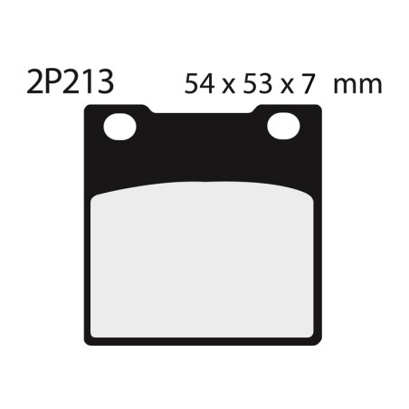 Juego pastillas de freno NISSIN 2P213NS Tra. RGV125/250