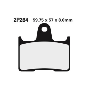 Juego pastillas de freno NISSIN 2P264ST Tra. 1200 XT