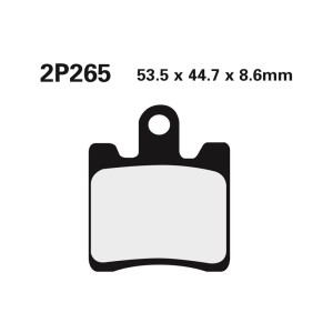 Juego pastillas de freno NISSIN 2P265NS Tra. 250 BURGMAN