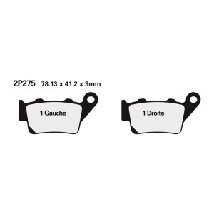 Juego pastillas de freno NISSIN 2P275ST Tra. 600 XT E, K 90-98