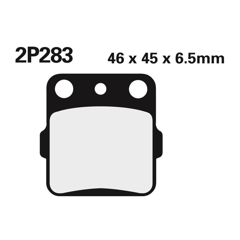 Juego pastillas de freno NISSIN 2P283ST Tra. YZ85 02-15