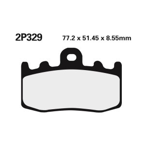 Juego pastillas de freno NISSIN 2P329ST Del. BMW