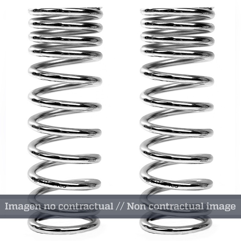 Muelle de amortiguador trasero YSS progresivo cromado 46-20-30-220