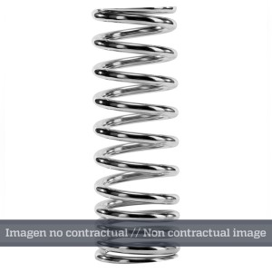 Muelle de amortiguador trasero YSS progresivo cromado 46-45-60-140