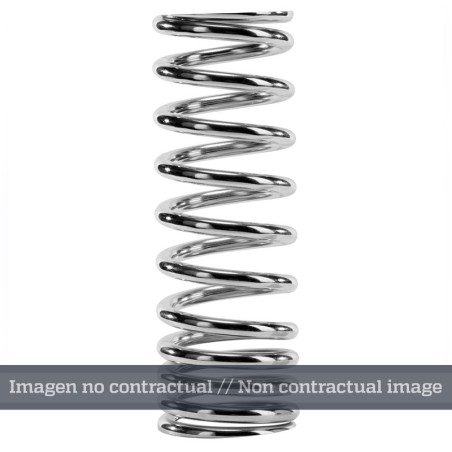 Muelle de amortiguador trasero YSS progresivo cromado 46-45-60-160